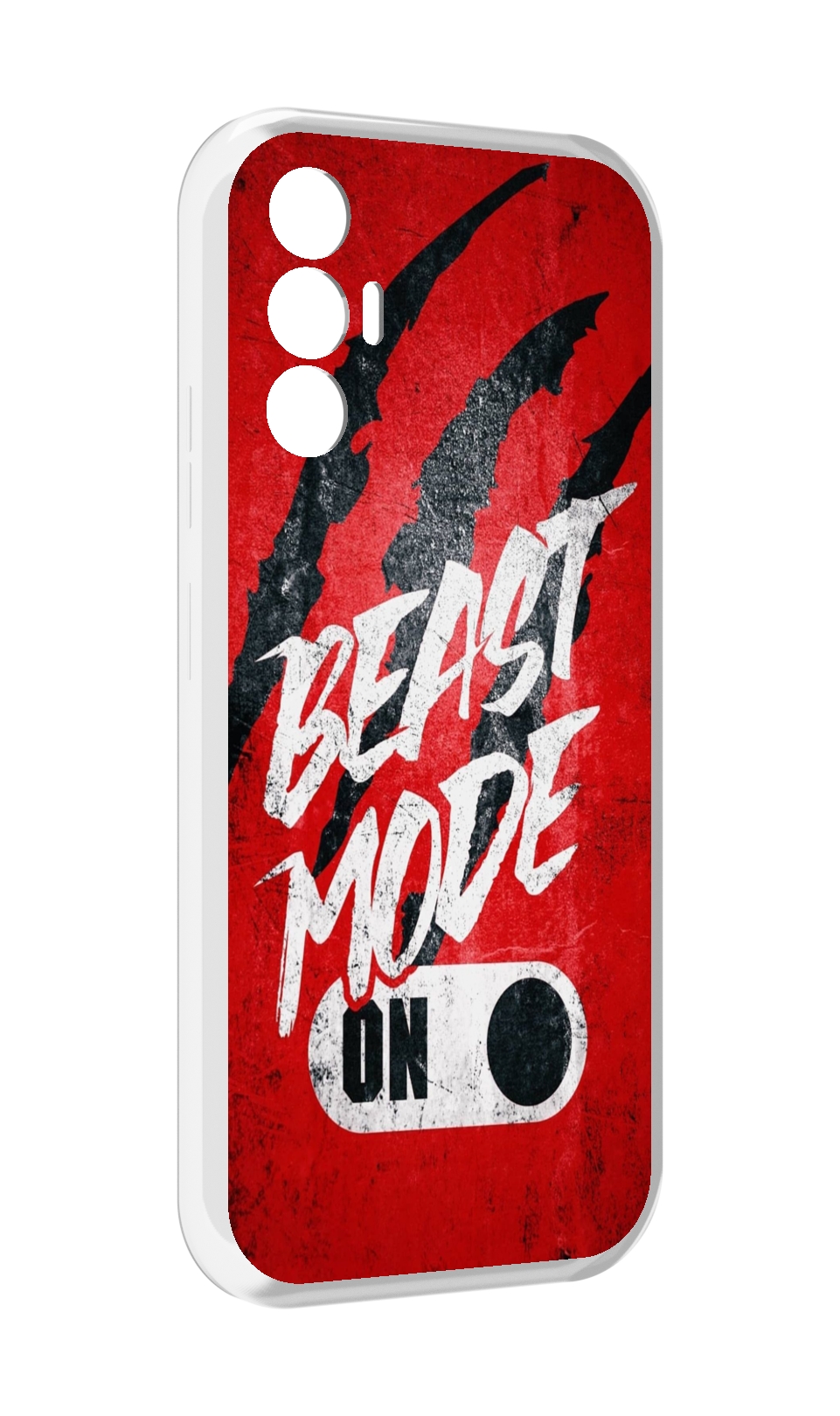 

Чехол MyPads BEAST inside You для Tecno Pova 3, Прозрачный, Tocco