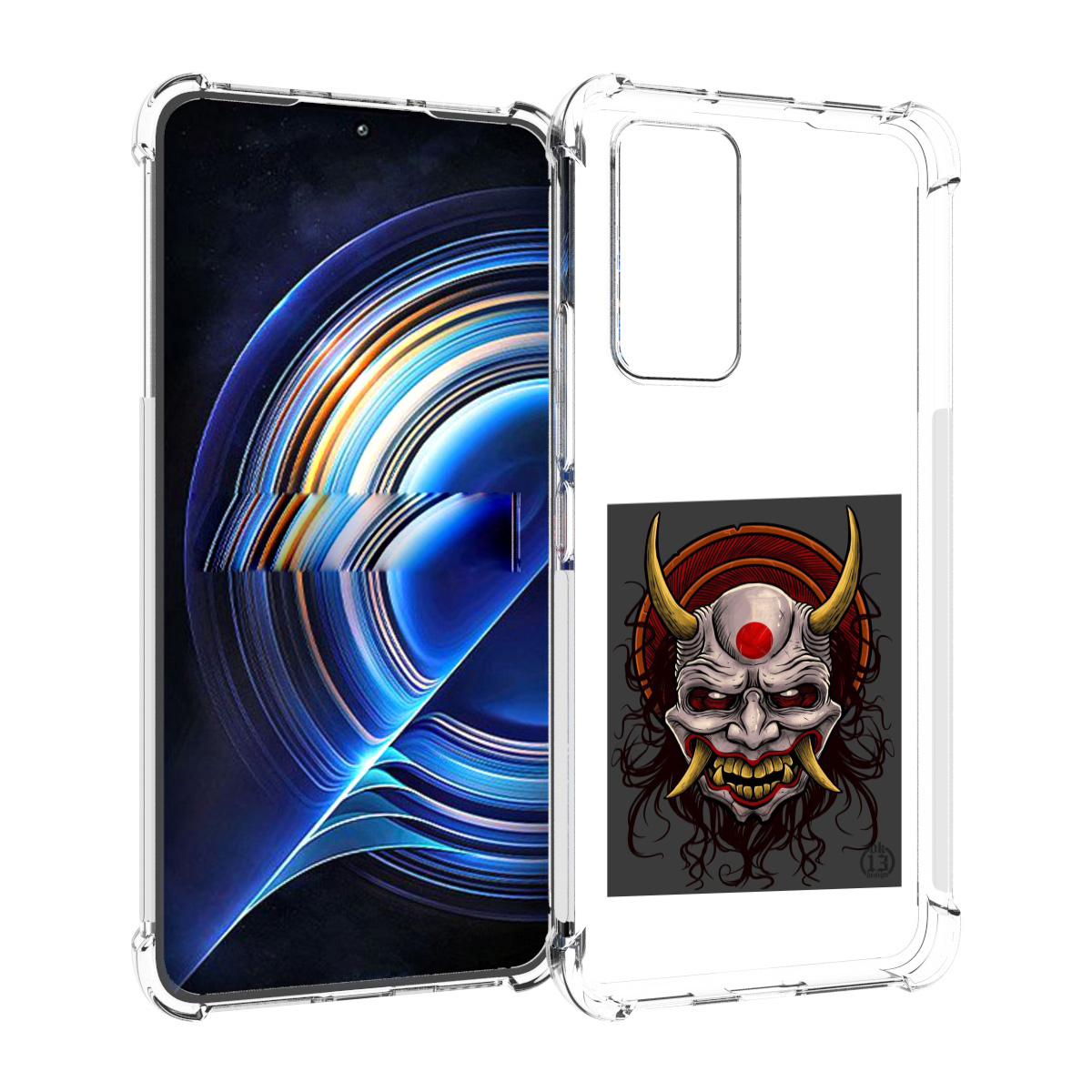 

Чехол MyPads маска с клыками и рогами для Tecno Camon 19 Neo, Прозрачный, Tocco