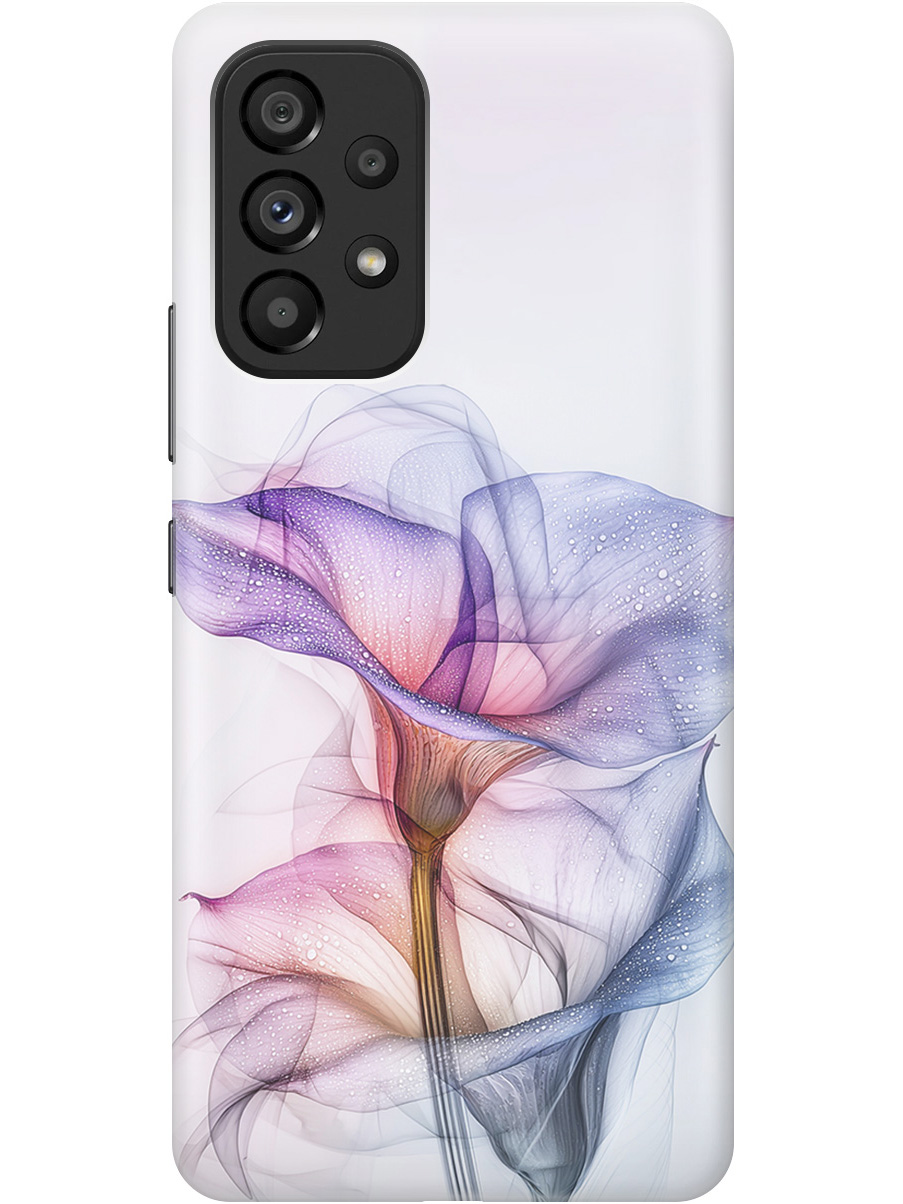 

Силиконовый чехол на Samsung Galaxy A53 5G с принтом "Прозрачные калы", Прозрачный;белый;серый;фиолетовый, 740133021