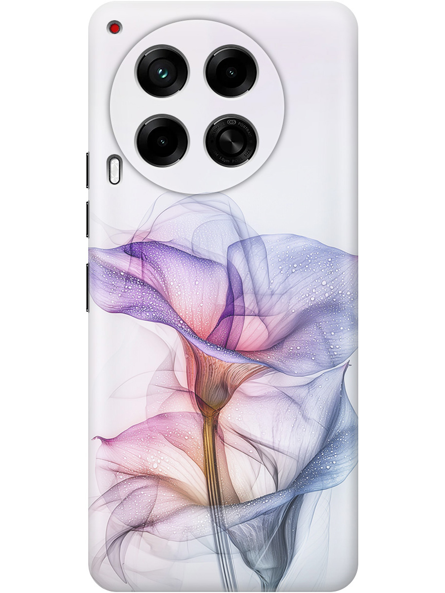 

Силиконовый чехол на Tecno Camon 30 4g / 30 5g с принтом "Прозрачные калы", Прозрачный;белый;серый;фиолетовый, 782632421