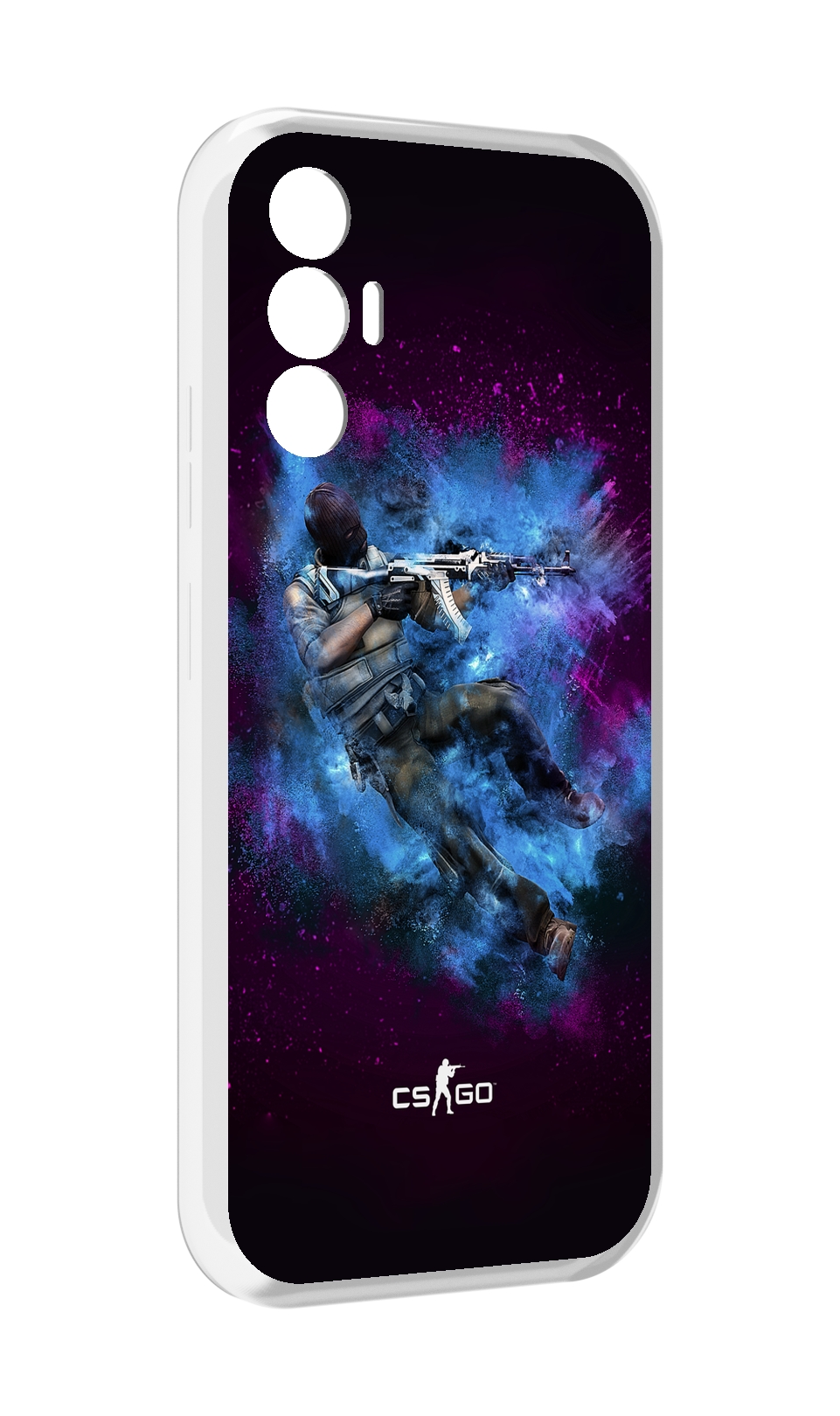 

Чехол MyPads CS-go-террорист для Tecno Pova 3, Прозрачный, Tocco