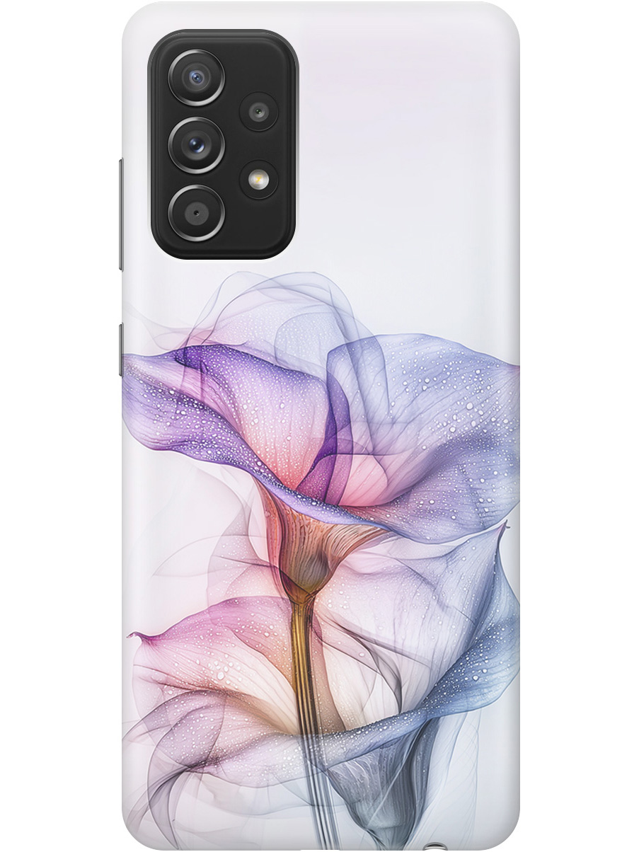 

Силиконовый чехол на Samsung Galaxy A52 с принтом "Прозрачные калы", Прозрачный;белый;серый;фиолетовый, 724990121