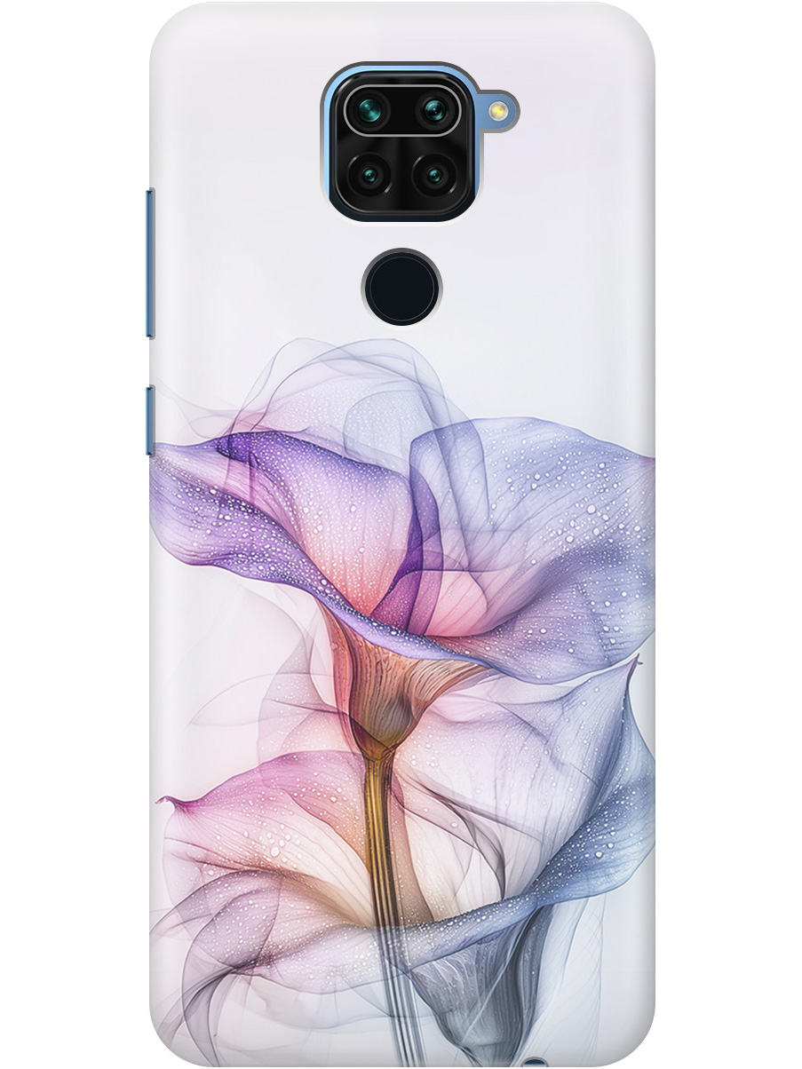 

Силиконовый чехол на Xiaomi Redmi Note 9 с принтом "Прозрачные калы", Прозрачный;белый;серый;фиолетовый, 723101321