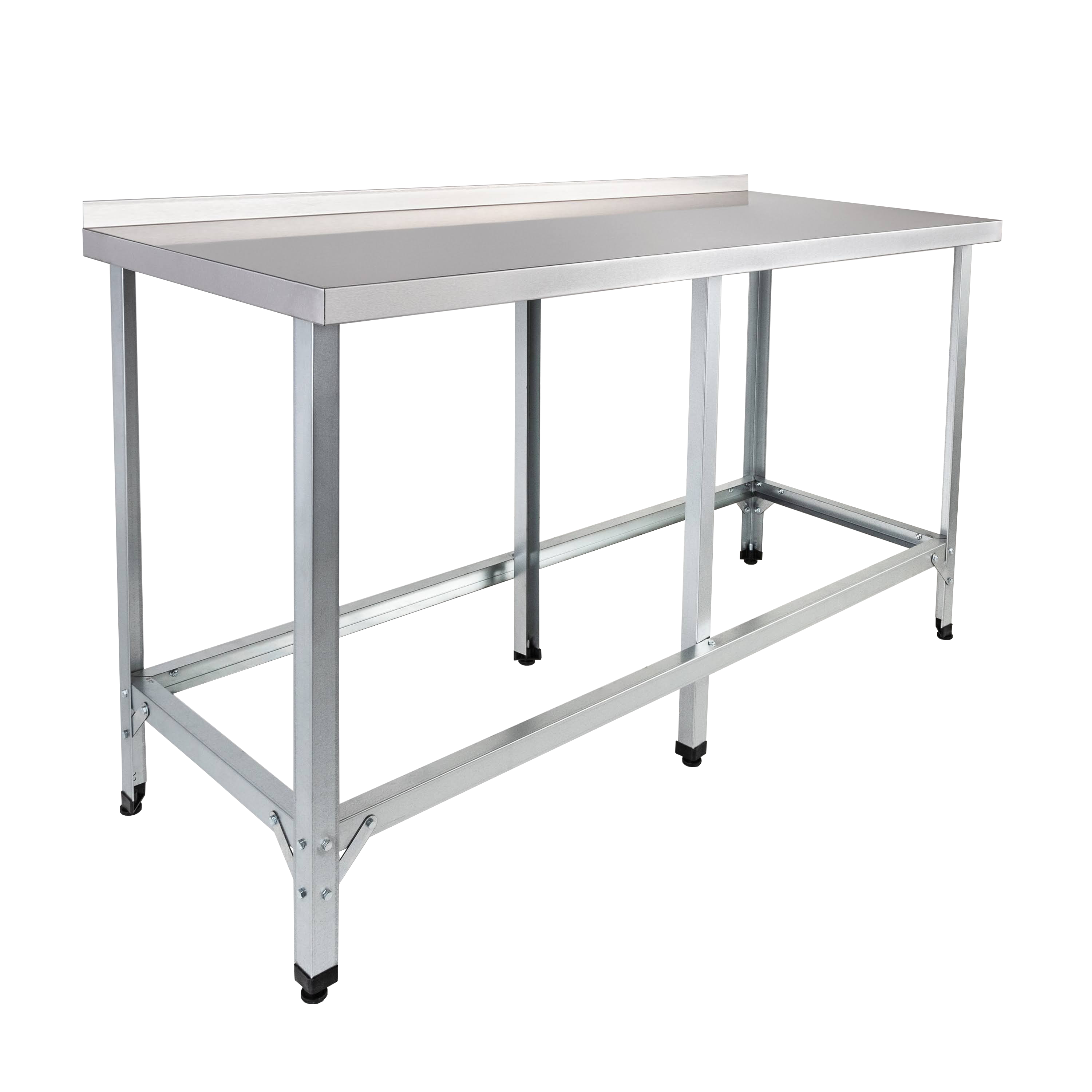 Стол производственный VERANDA А11.613 нержавеющая сталь пристенный 600х1500