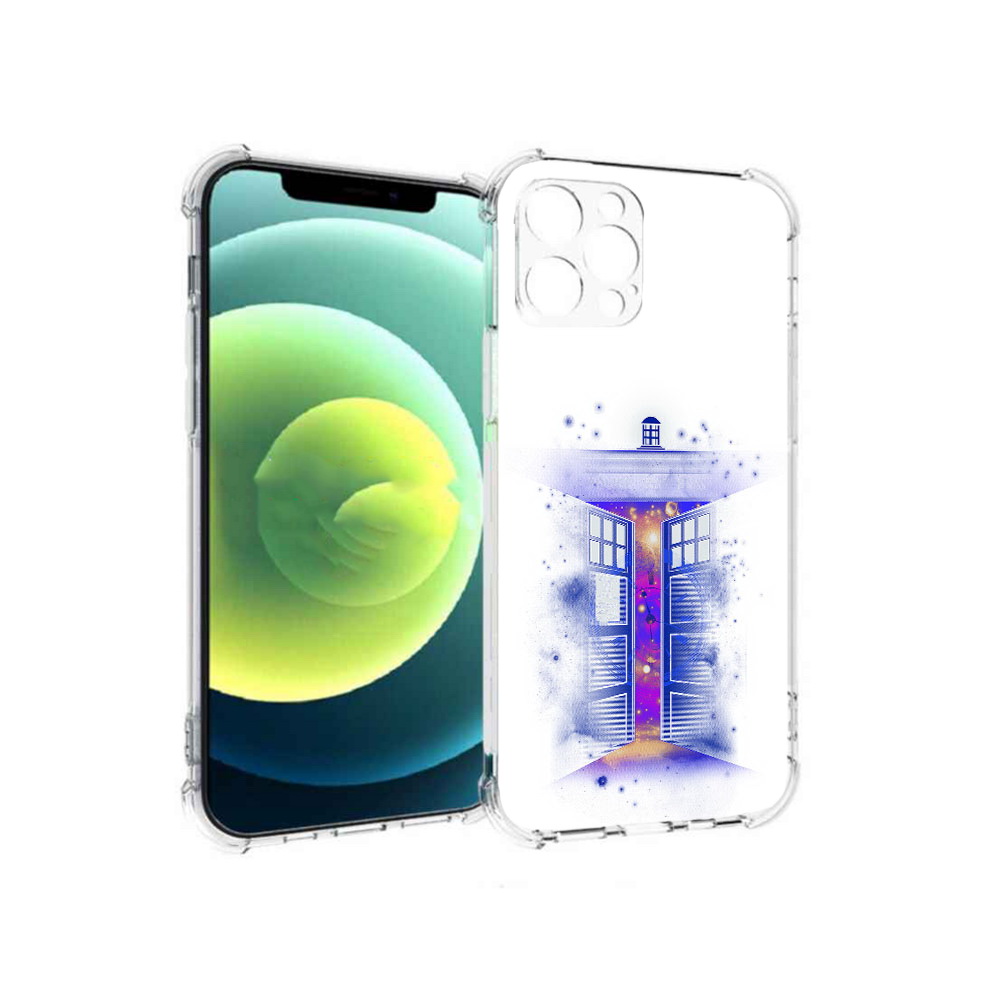 

Чехол MyPads Tocco для Apple iPhone 12 Pro фиолетовый уголок абстракция (PT157529.613.659), Прозрачный, Tocco
