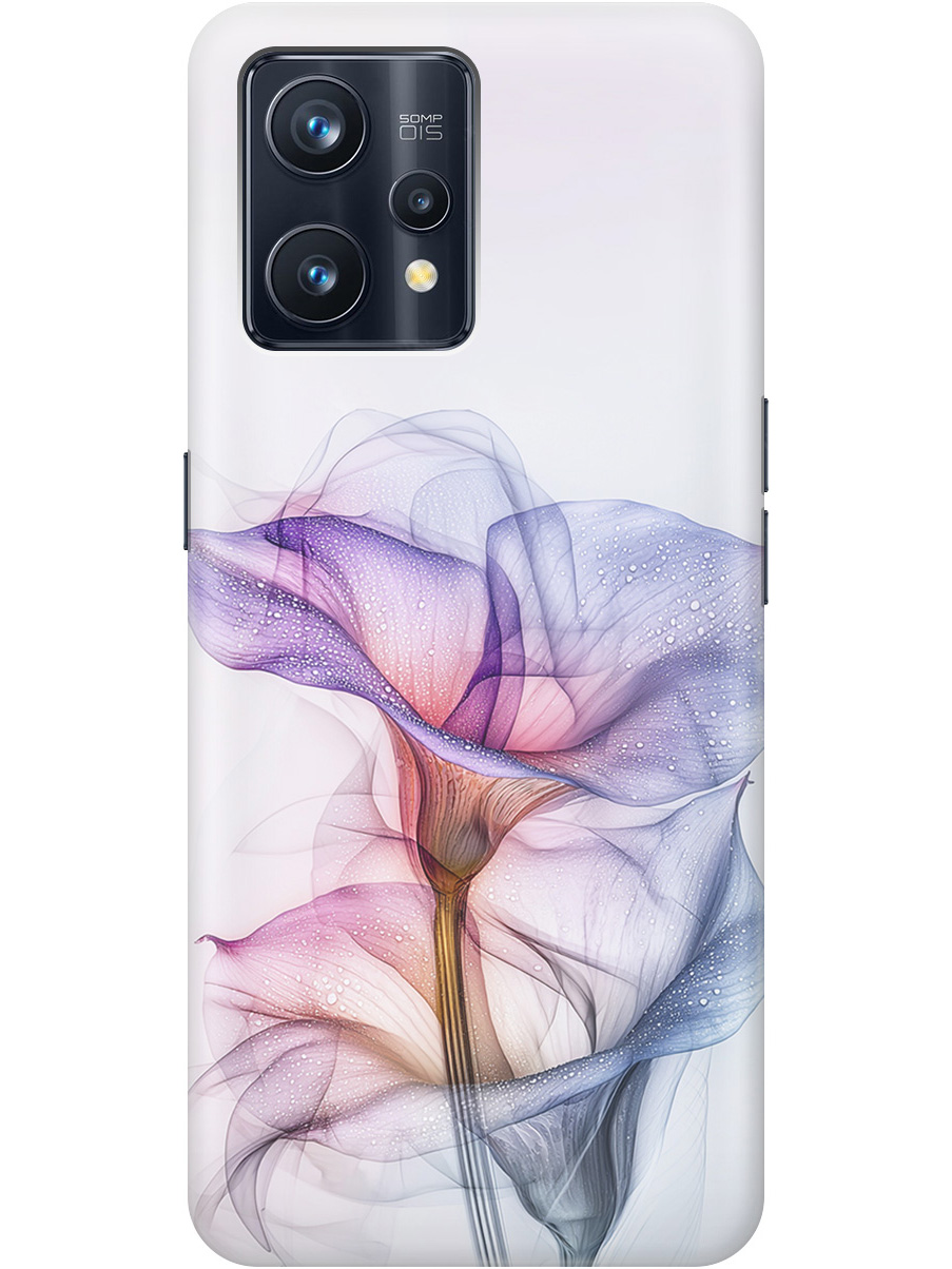 

Силиконовый чехол на Realme 9 Pro+ с принтом "Прозрачные калы", Прозрачный;белый;серый;фиолетовый, 740189621