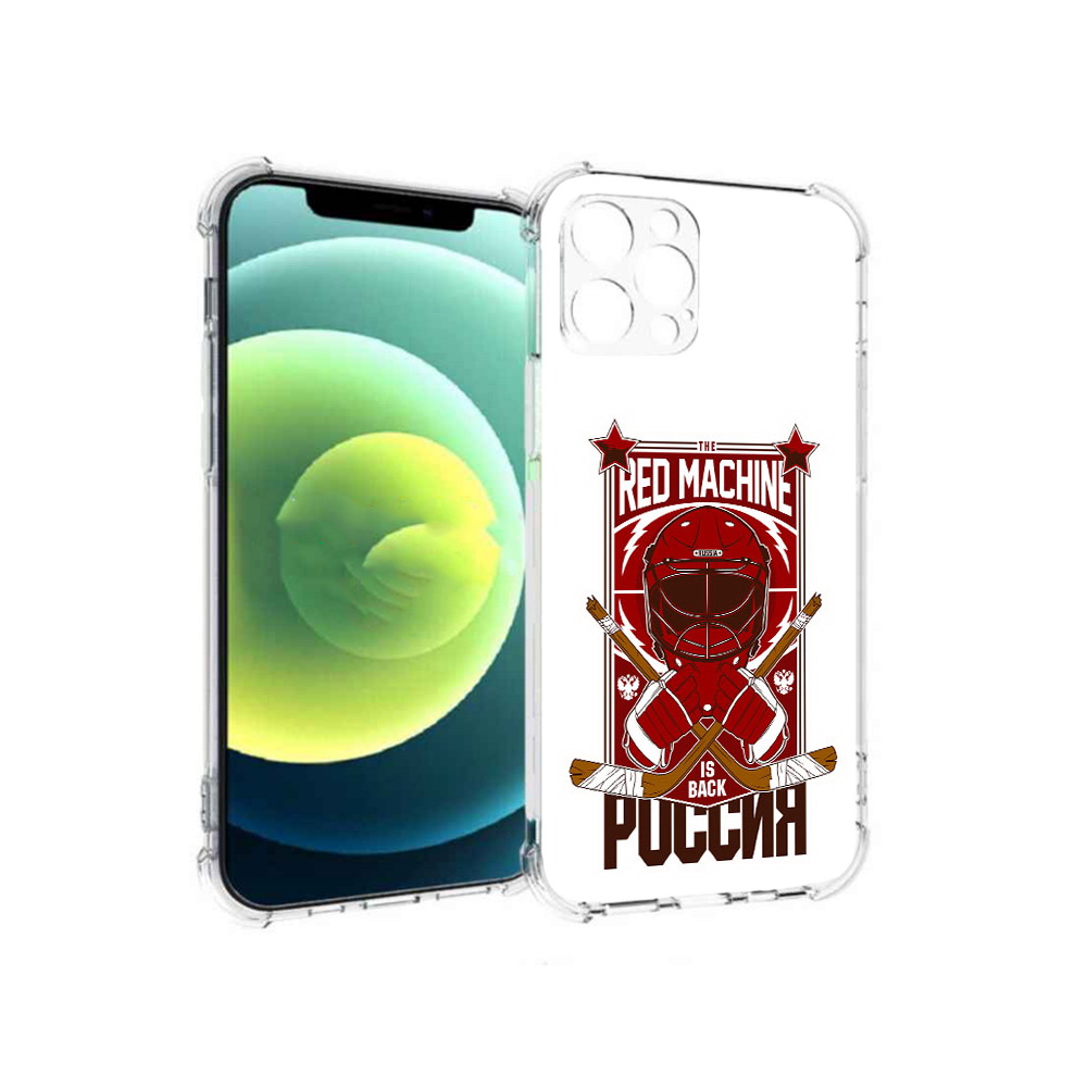 

Чехол MyPads Tocco для Apple iPhone 12 Pro хоккей россия (PT157529.613.666), Прозрачный, Tocco