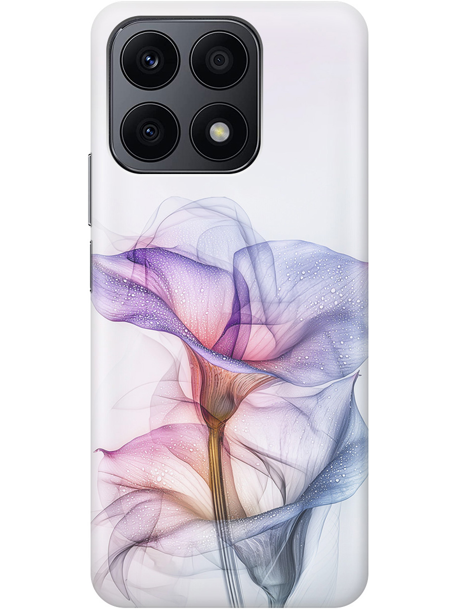 

Силиконовый чехол на Honor X8a с принтом "Прозрачные калы", Прозрачный;белый;серый;фиолетовый, 768741621