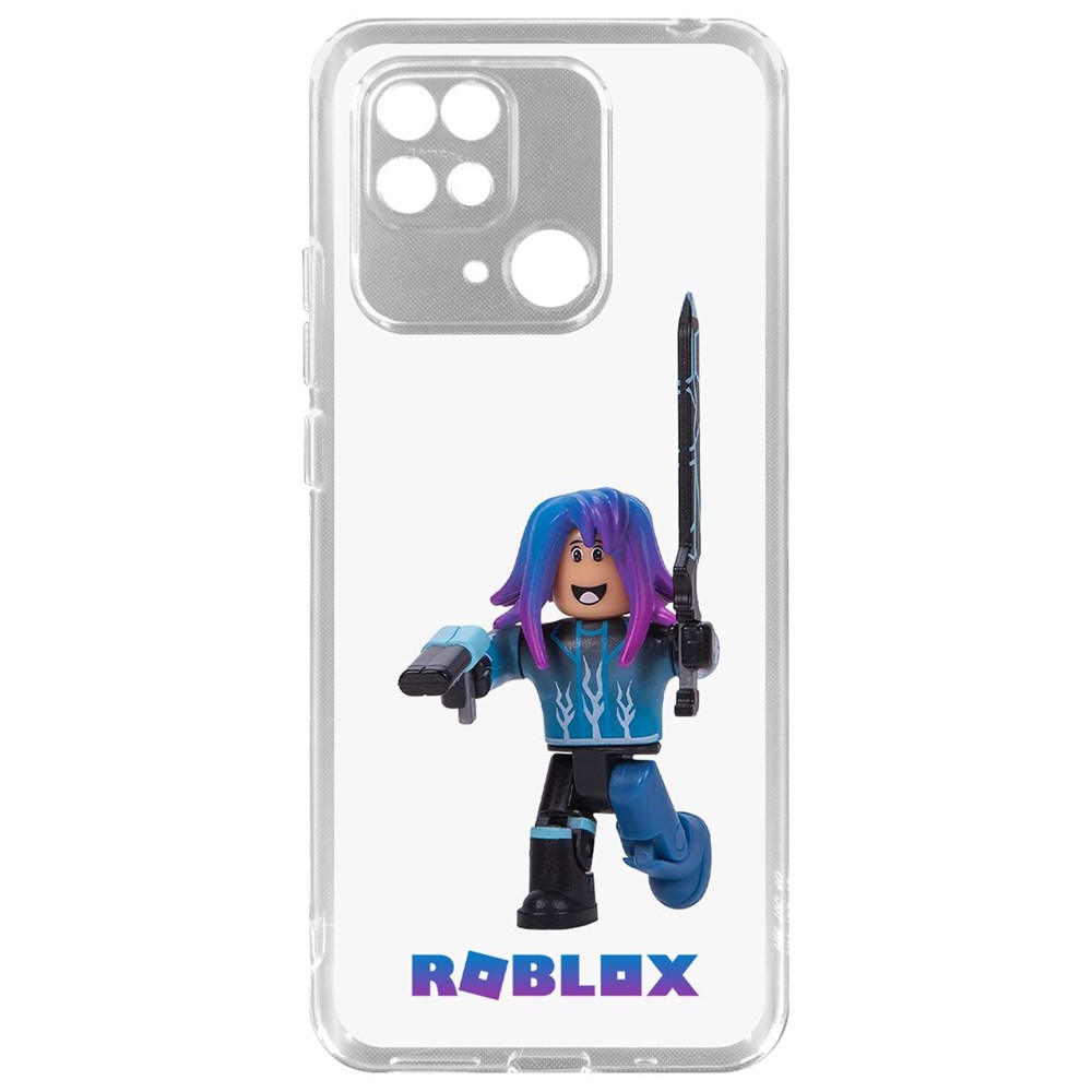

Чехол-накладка Roblox-Паркурщик для Xiaomi Redmi 10C, Прозрачный
