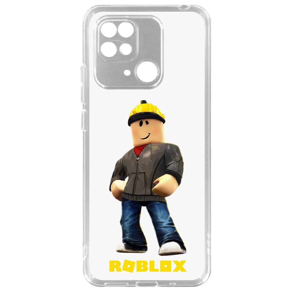 

Чехол-накладка Roblox-Строитель для Xiaomi Redmi 10C, Прозрачный