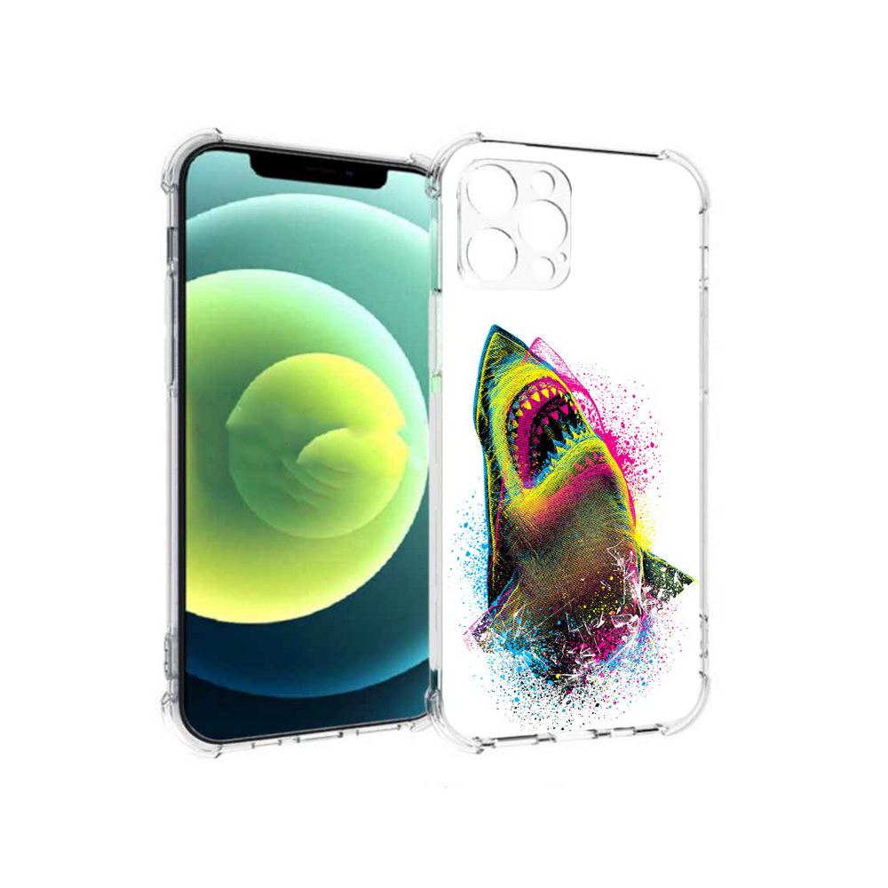 

Чехол MyPads Tocco для Apple iPhone 12 Pro челюсти-2 (PT157529.613.674), Прозрачный, Tocco