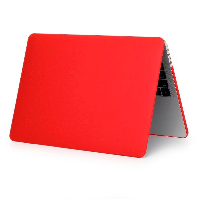 фото Чехол hardshell case для macbook air 13.3" a1932 touch bar матовый, красный ёmart