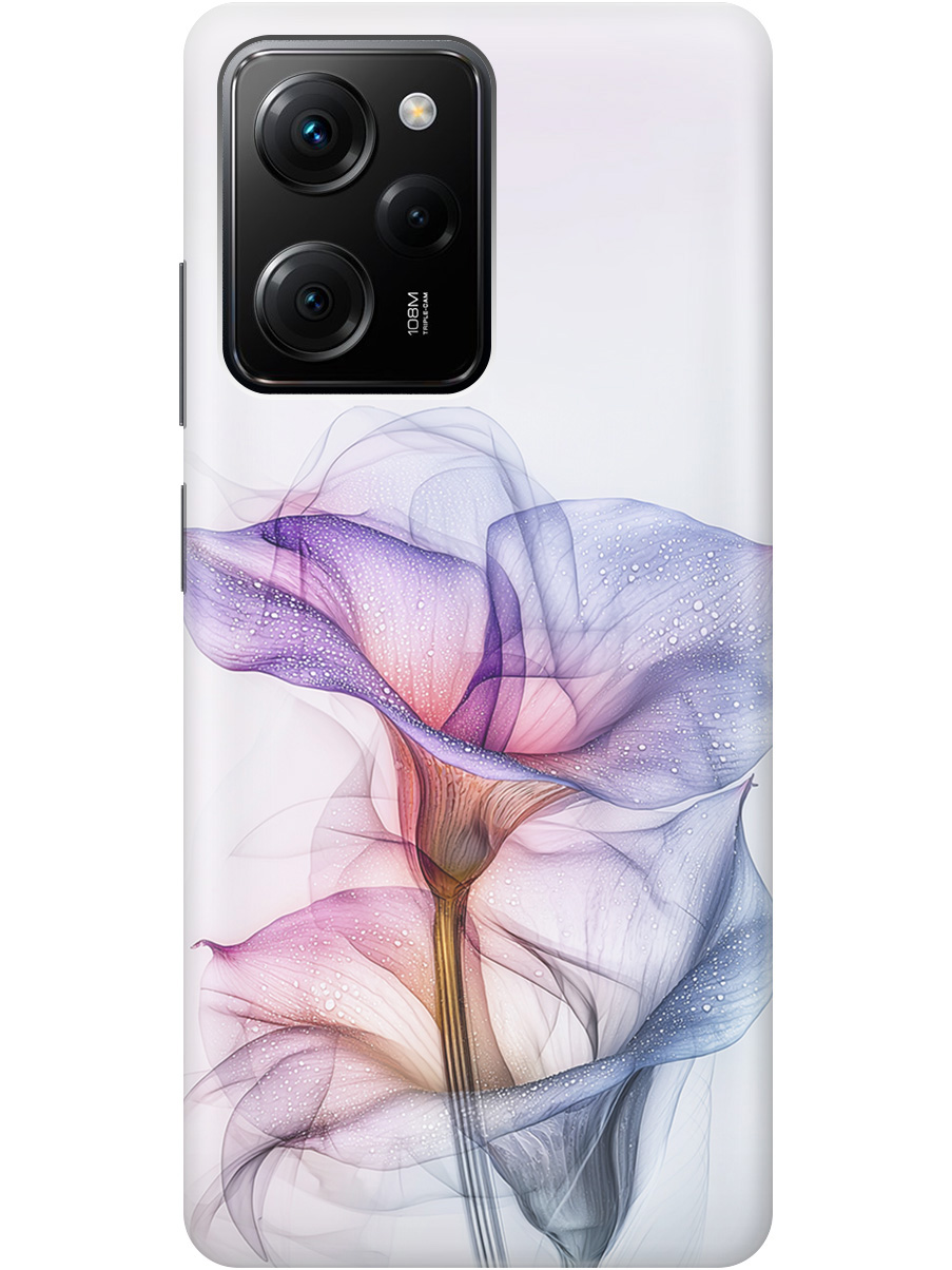 

Силиконовый чехол на Xiaomi Poco X5 Pro 5G с принтом "Прозрачные калы", Прозрачный;белый;серый;фиолетовый, 767959721