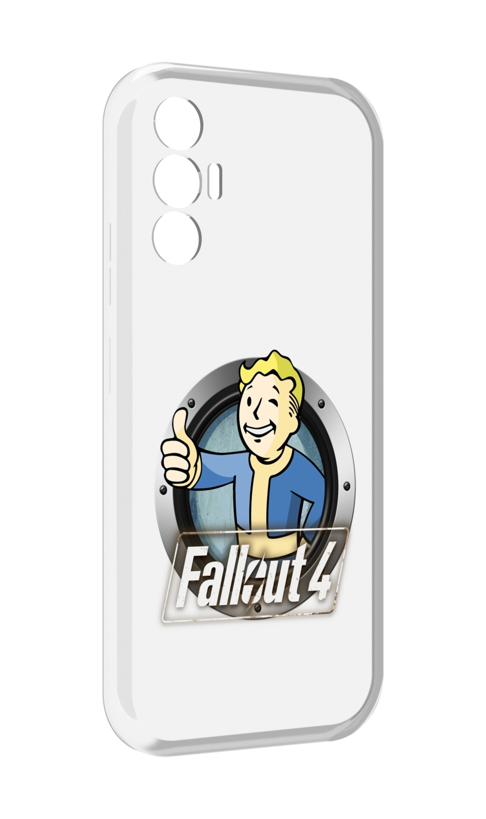 

Чехол MyPads Fallout-4 для Tecno Pova 3, Прозрачный, Tocco