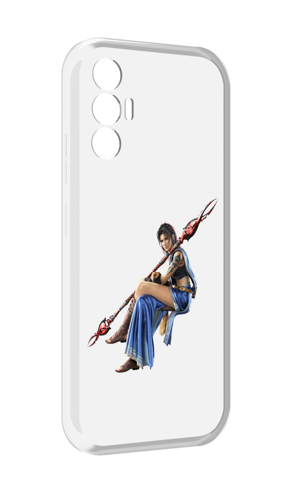 

Чехол MyPads Final-Fantasy-2 для Tecno Pova 3, Прозрачный, Tocco