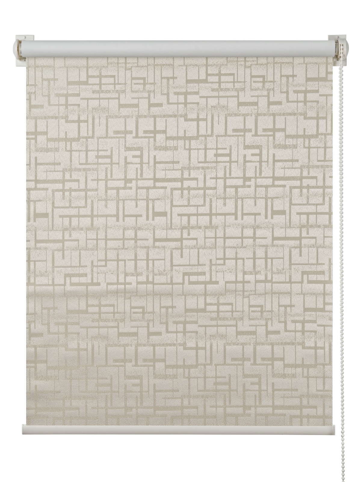 

Рулонная штора Primedeco, "Лабиринт", дымчатый белый, 60х170, Лабиринт