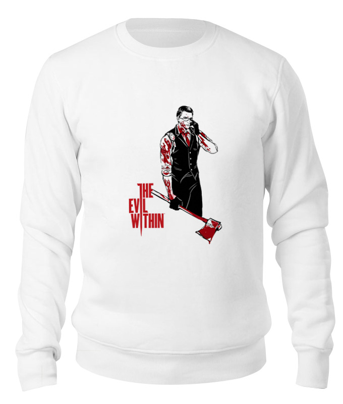 

Свитшот унисекс Printio The evil within серый 2XL, The evil within