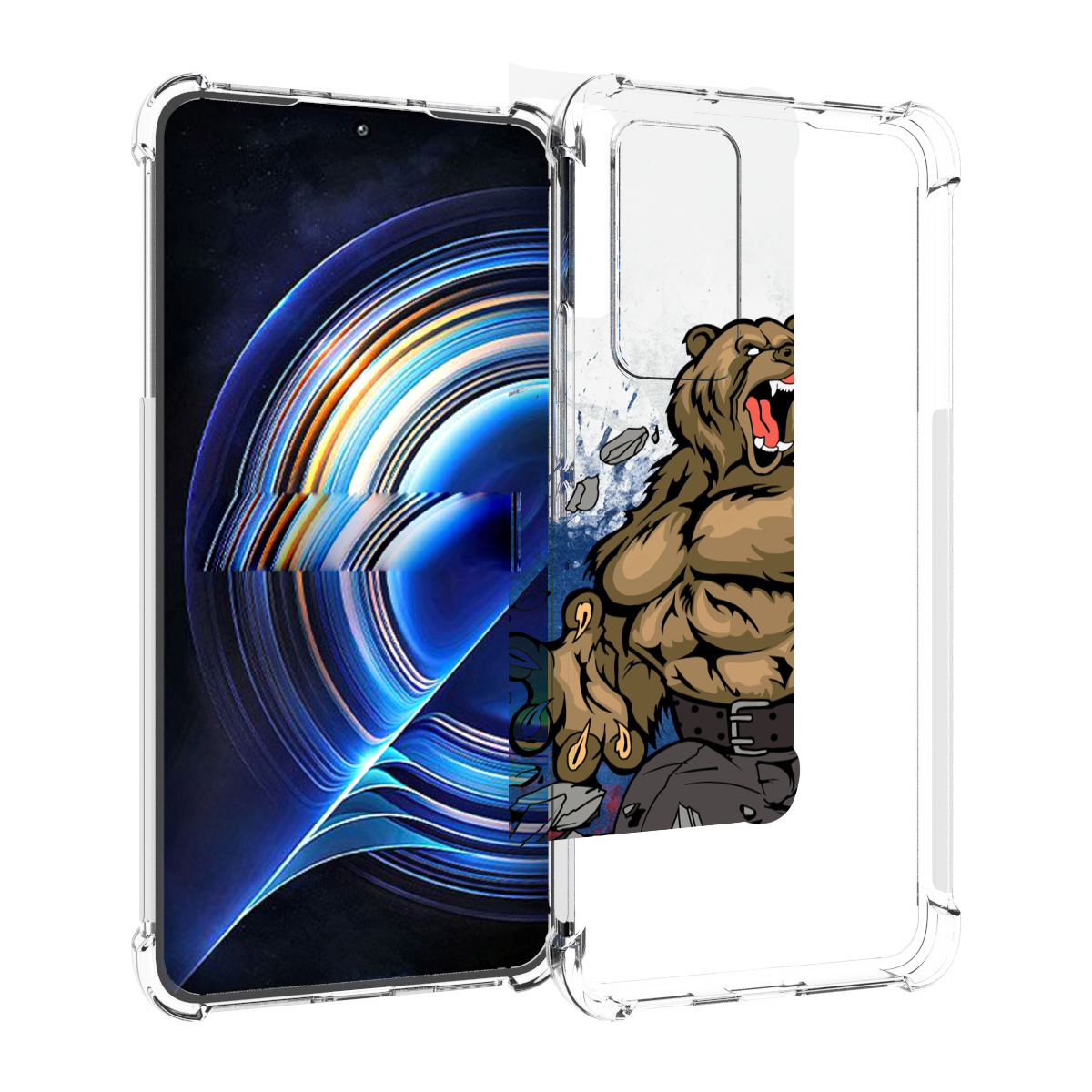 

Чехол MyPads медведь защитник родины для Tecno Camon 19 Neo, Прозрачный, Tocco