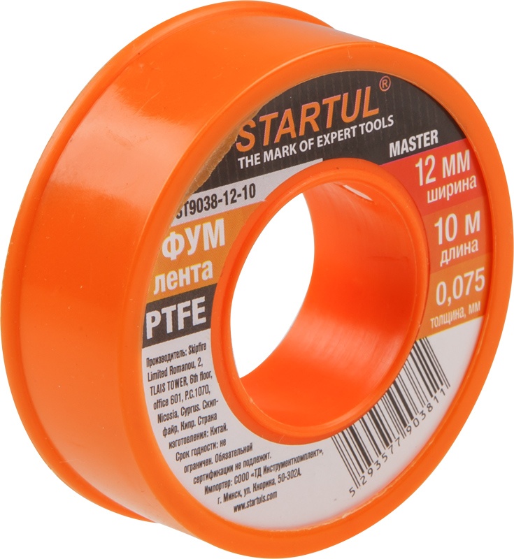 Фум-лента PTFE STARTUL MASTER ST9038-12-10 12 мм х 10 м