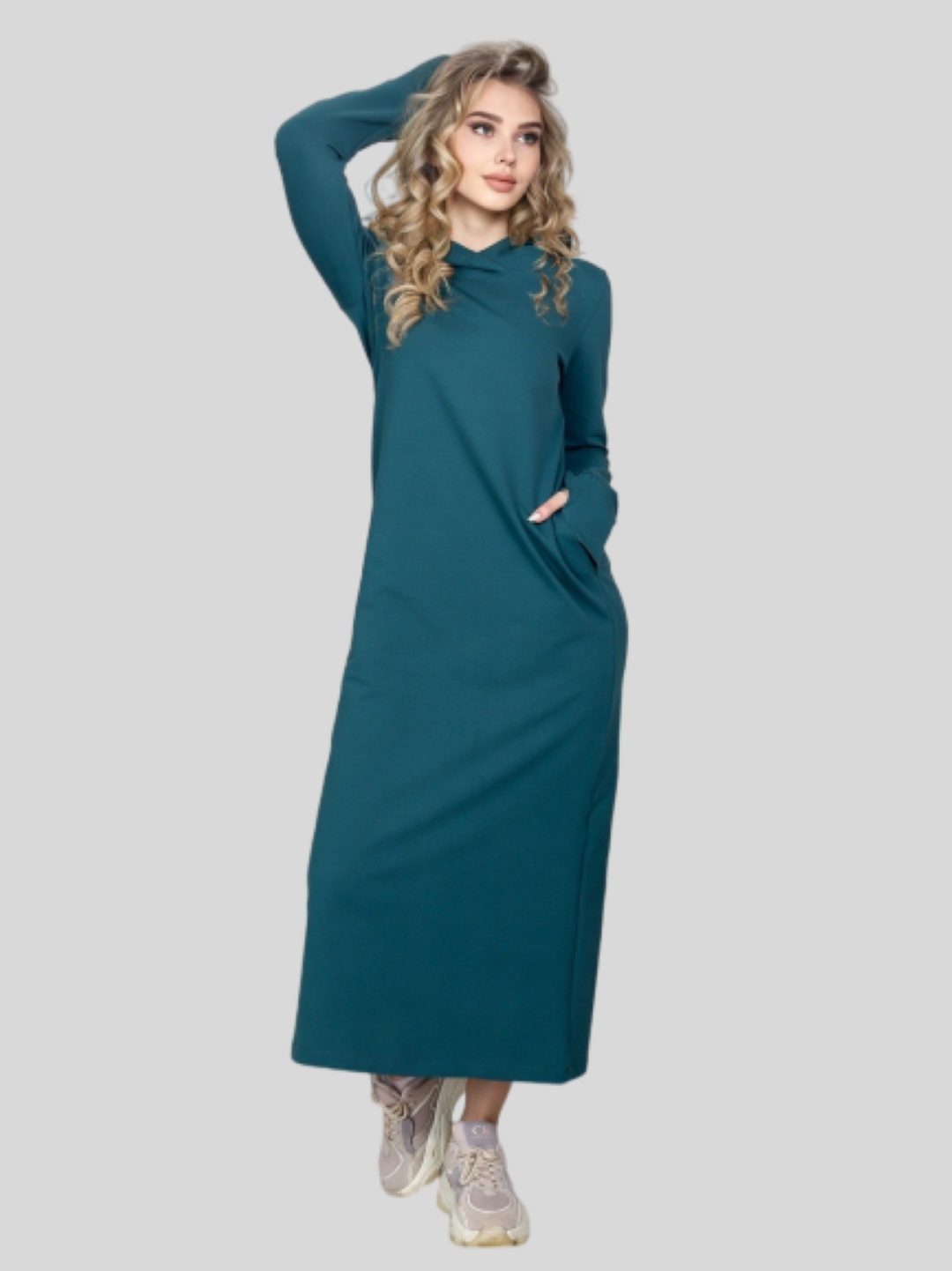 

Платье женское Elenatex П-135 зеленое 60 RU, Зеленый, П-135