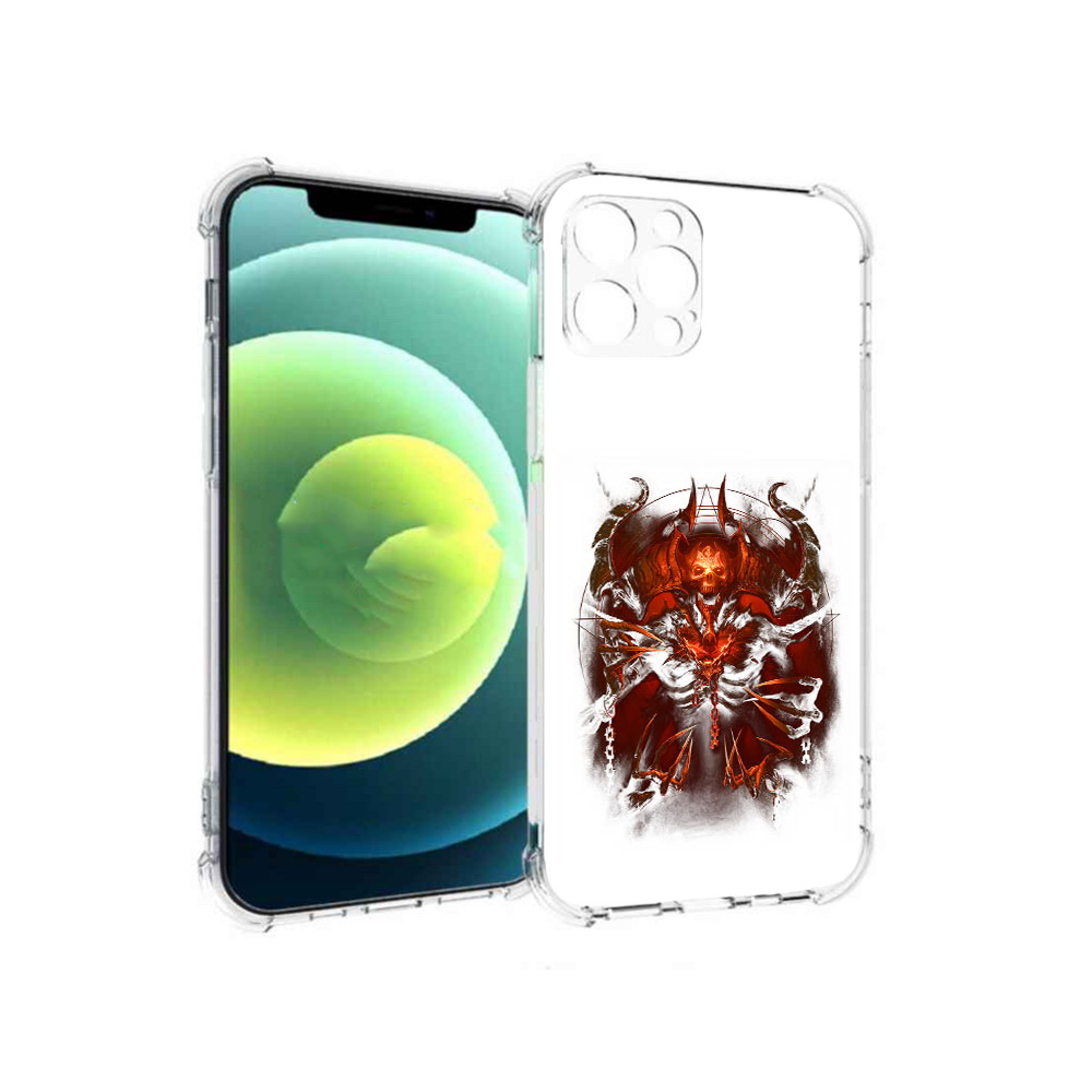 

Чехол MyPads Tocco для Apple iPhone 12 Pro яркий демон (PT157529.613.708), Прозрачный, Tocco