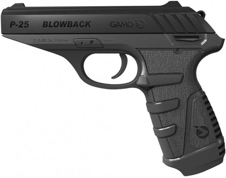 

Пневматический пистолет Gamo P-25 Blowback 4,5 мм, P-25