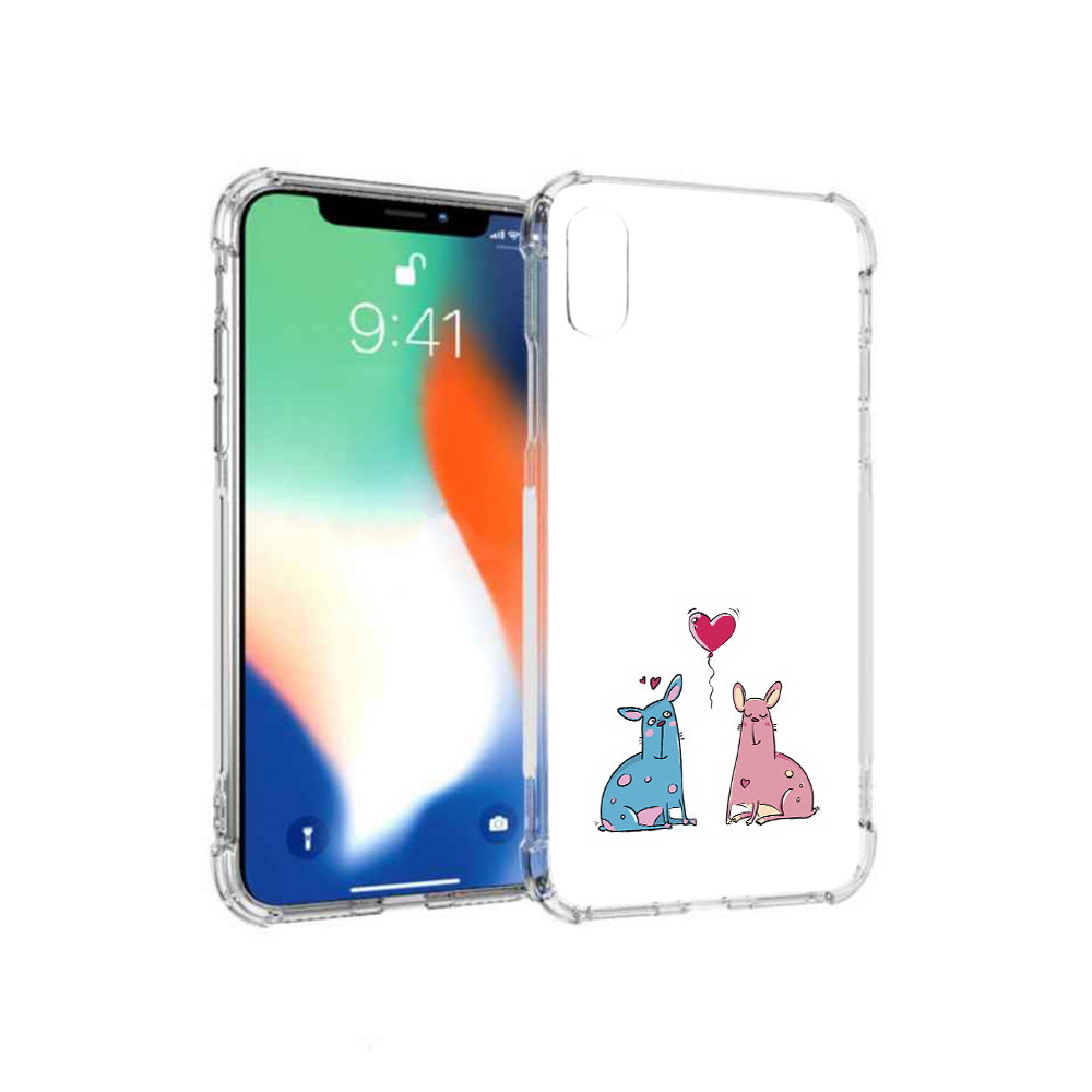 

Чехол MyPads Tocco для Apple iPhone XS Max Лама любовь (PT117540.614.102), Прозрачный, Tocco