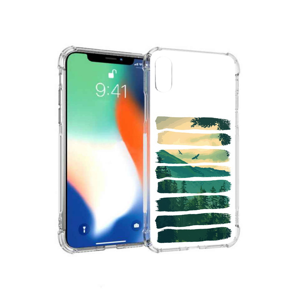 

Чехол MyPads Tocco для Apple iPhone XS Max Лесная чаща (PT117540.614.107), Прозрачный, Tocco