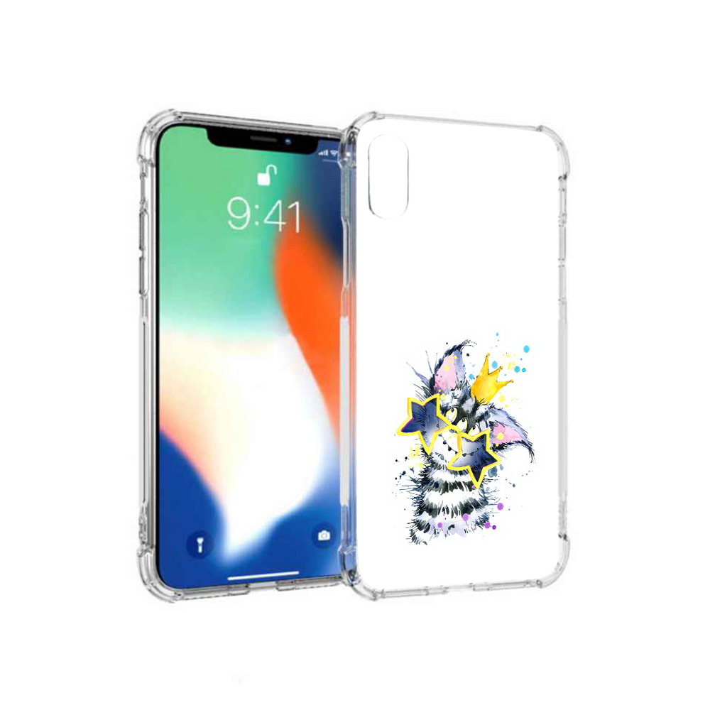 

Чехол MyPads Tocco для Apple iPhone XS Max Мартовский Нуся (PT117540.614.114), Прозрачный, Tocco