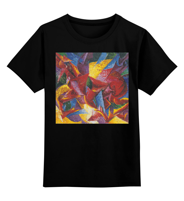 

Футболка детская Printio Утро после вьюги в деревне (малевич) цв. черный р. 140, Утро после вьюги в деревне (малевич)