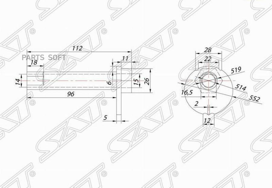 Эксцентрик Нижнего Рычага Toyota 4runner/Fj Cruiser/Hilux Surf/Land Cruiser Prado/Lexus Gx