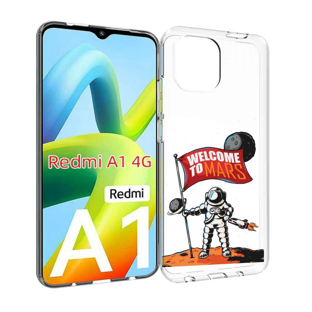 

Чехол MyPads Вэлком-Марс для Xiaomi Redmi A1, Прозрачный, Tocco