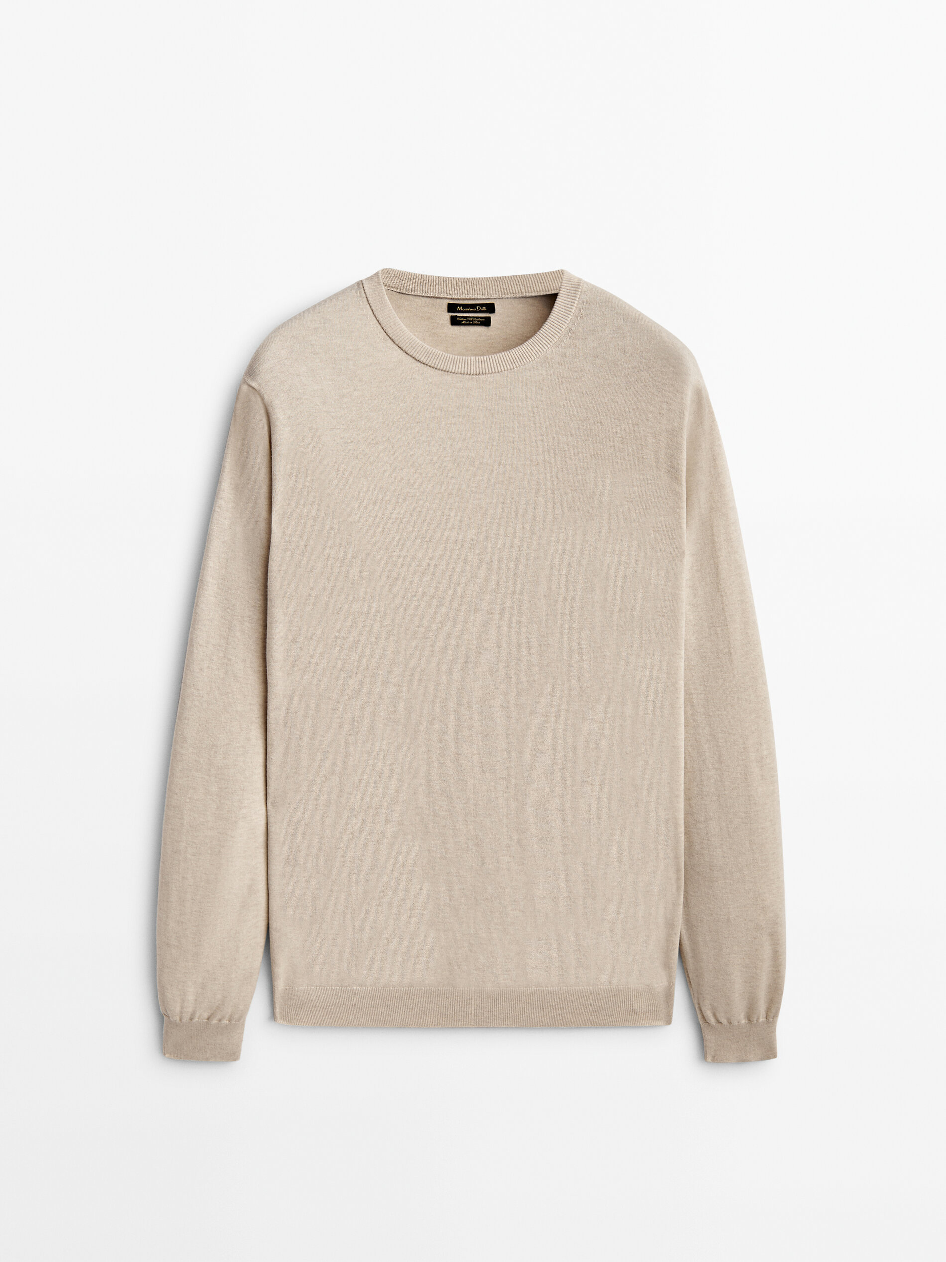 

Джемпер мужской Massimo Dutti 00945414710 бежевый M, 00945414710