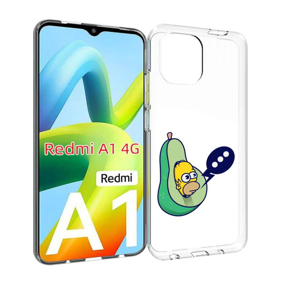 

Чехол MyPads Гомер-авокадо для Xiaomi Redmi A1, Прозрачный, Tocco