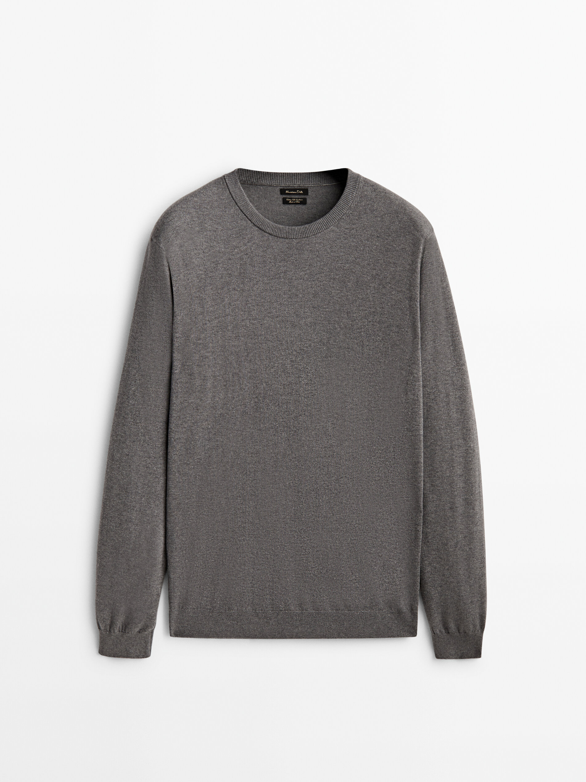 

Джемпер мужской Massimo Dutti 00945414807 серый M, 00945414807