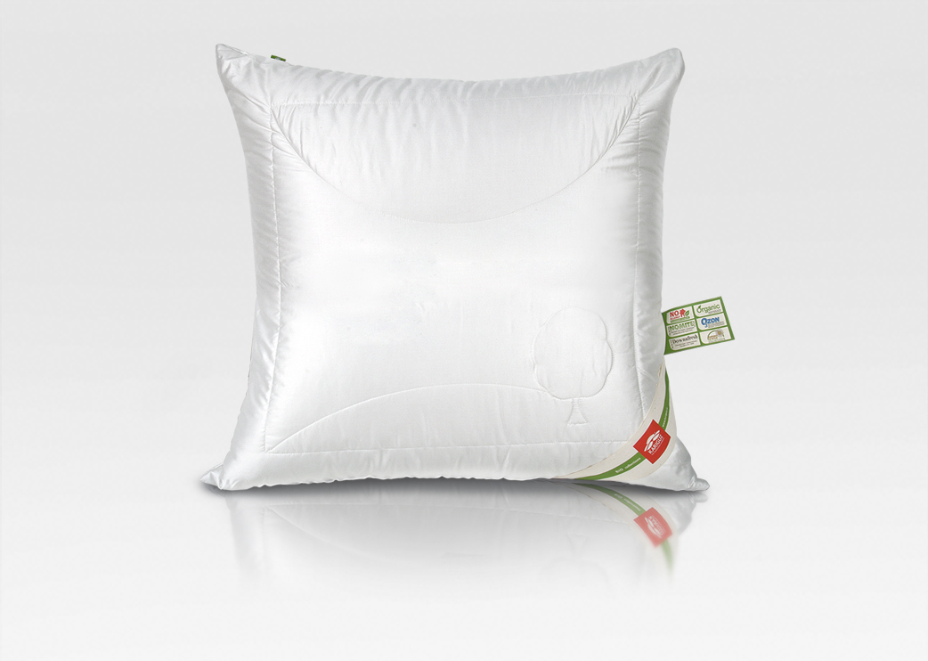 

Подушка со съемным чехлом «Био Тенсель», размер 68х68 см., Белый