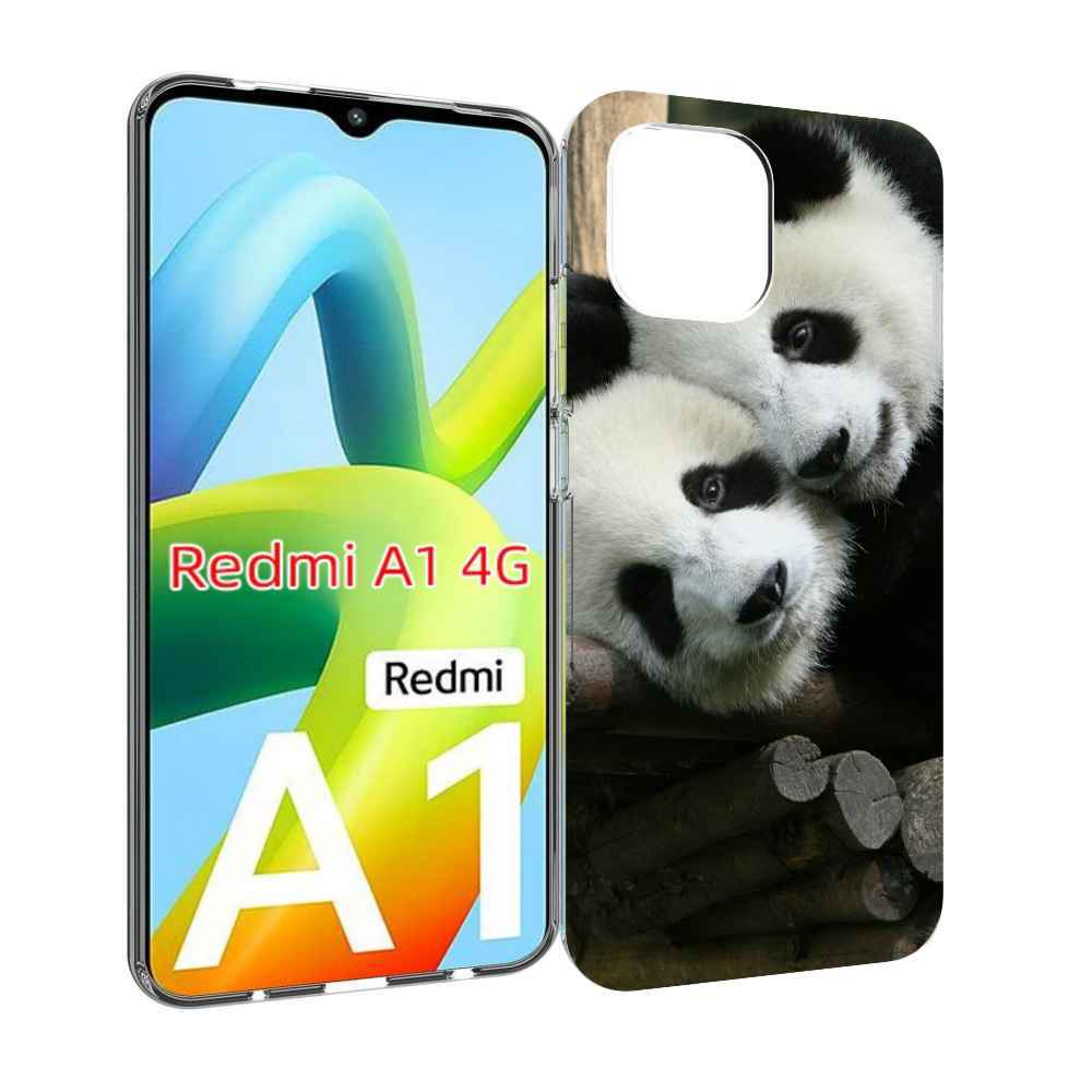 

Чехол MyPads Две-панды для Xiaomi Redmi A1, Прозрачный, Tocco