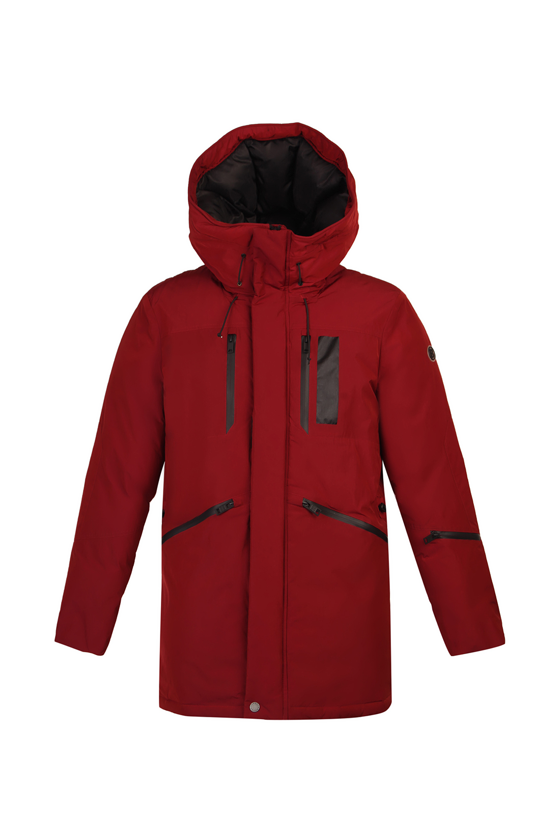 фото Зимняя куртка мужская baon b531510 бордовая xxl