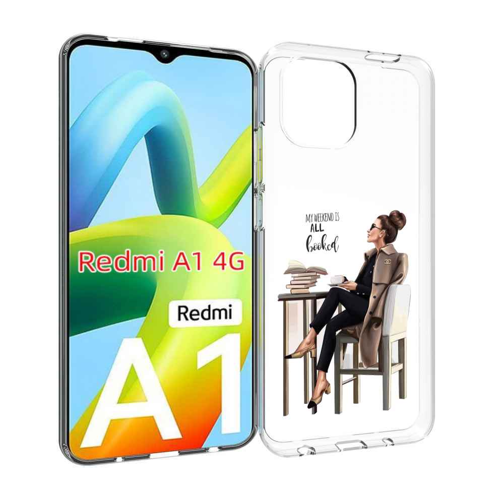 

Чехол MyPads Девушка-в-кофейне для Xiaomi Redmi A1, Прозрачный, Tocco