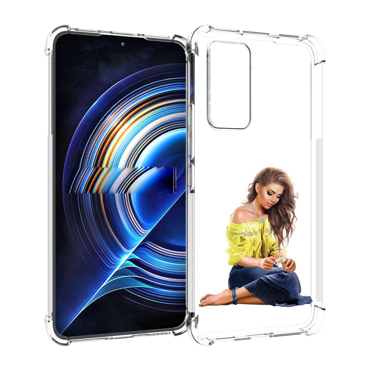 

Чехол MyPads миленькая-девочка женский для Tecno Camon 19 Neo, Прозрачный, Tocco