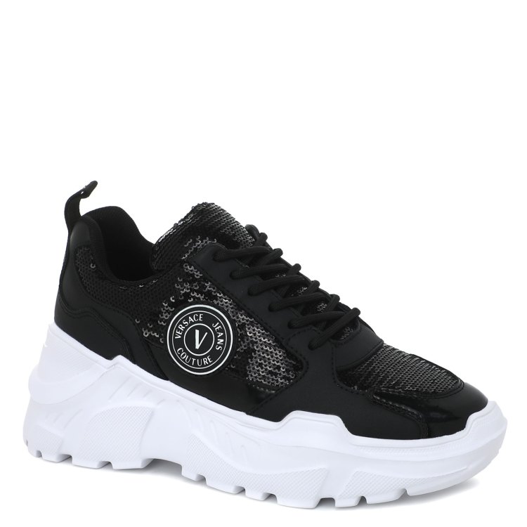 

Кроссовки женские Versace Jeans Couture 73VA3SC7 черные 38 EU, 73VA3SC7