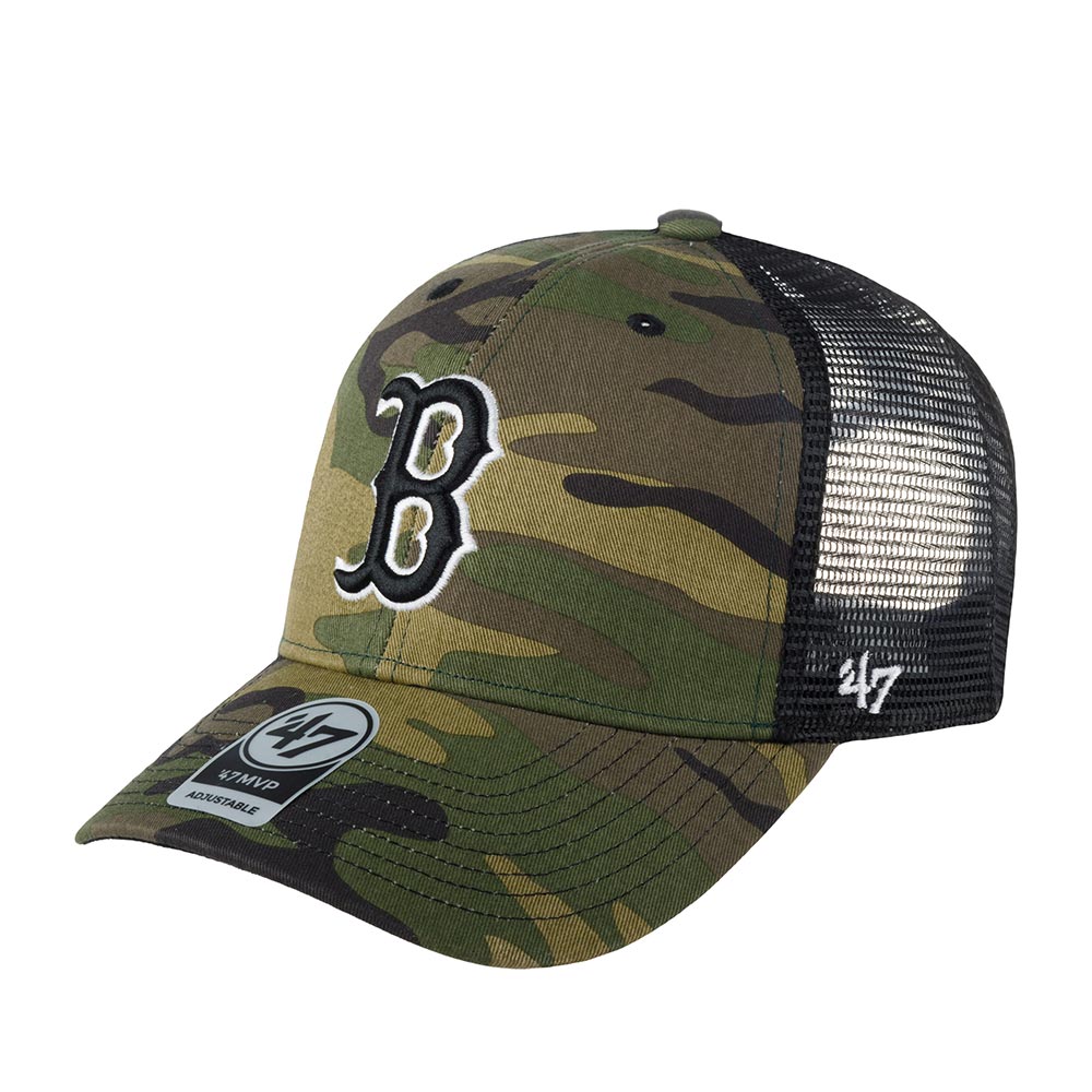 Бейсболка унисекс 47 BRAND B-CBRAN02GWP-CMB Boston Sox MLB камуфляж, one size