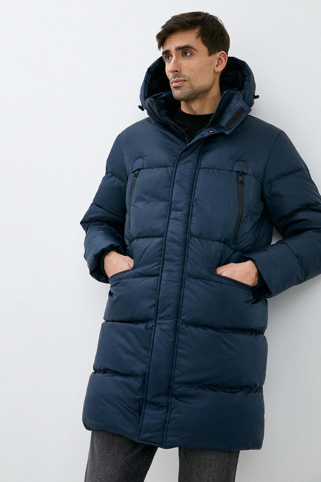 

Пуховик мужской Baon B501541 синий XXL, B501541