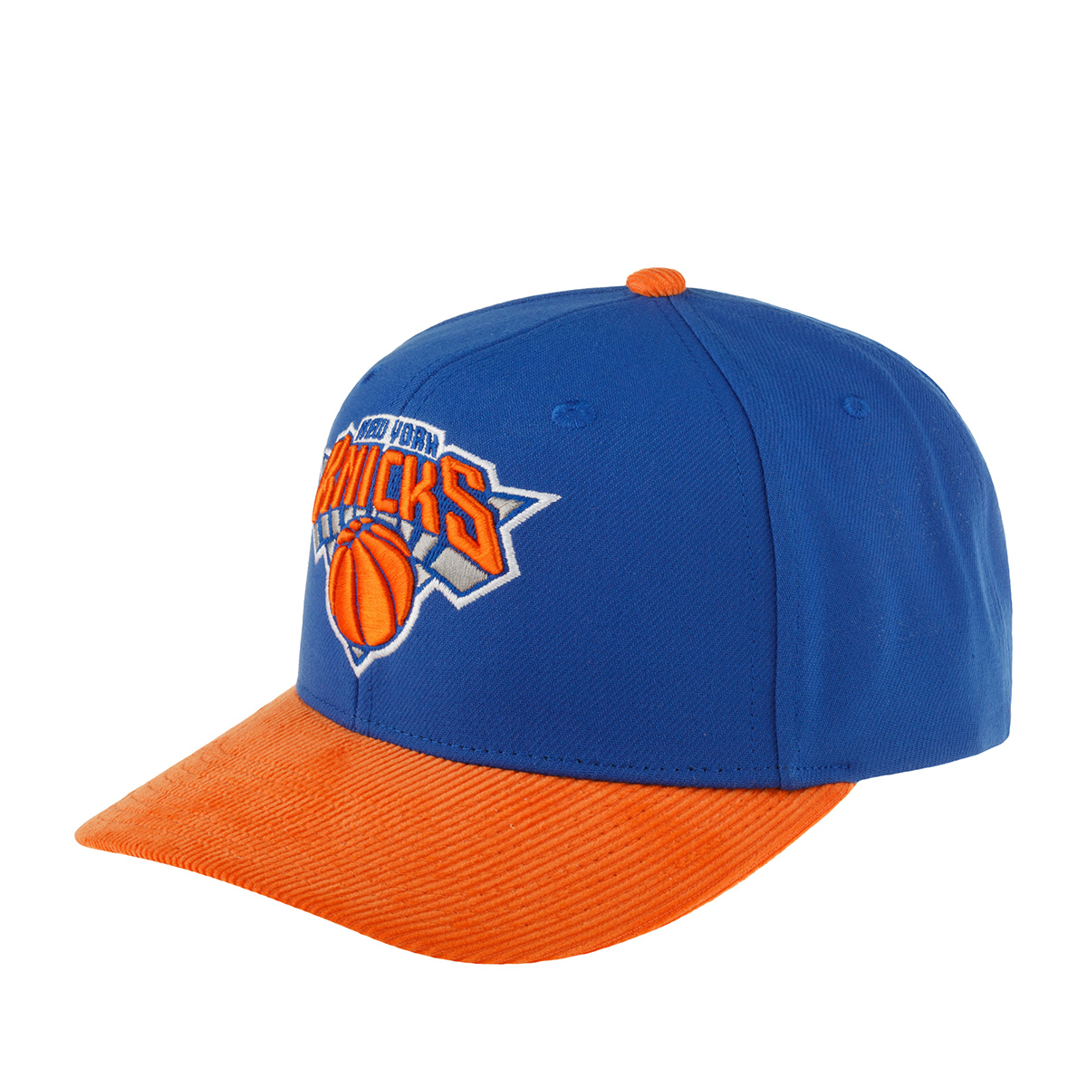 

Бейсболка унисекс Mitchell & Ness HP7976-NY New York Knicks NBA синяя/оранжевая, Синий, HP7976-NY New York Knicks NBA