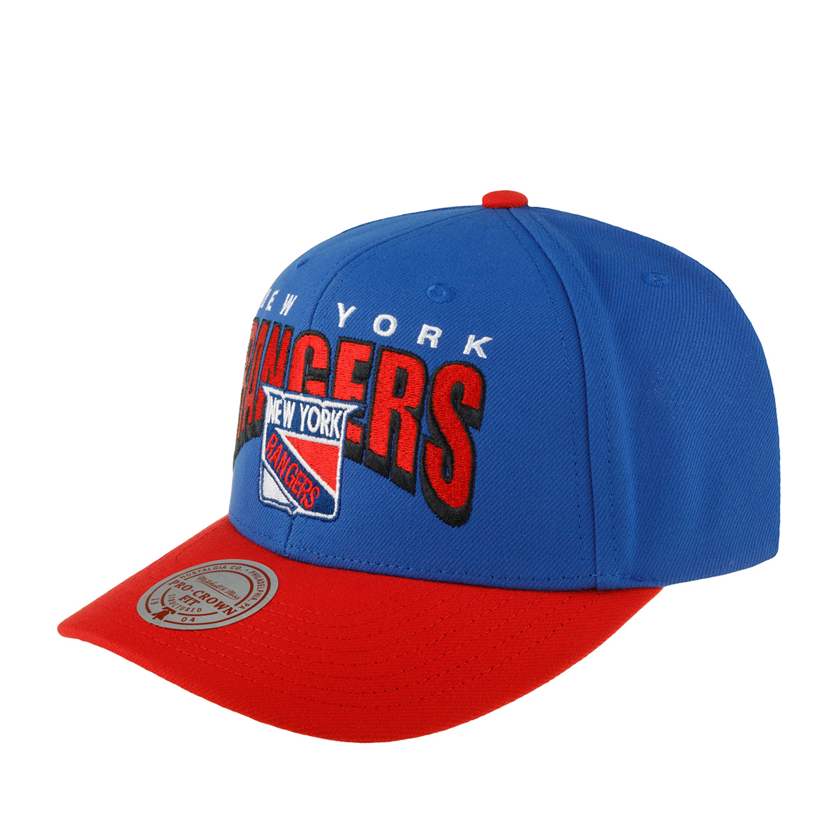 Бейсболка унисекс Mitchell & Ness HHSS6643-NY New York Rangers NHL синяя/красная, one size Китай синий