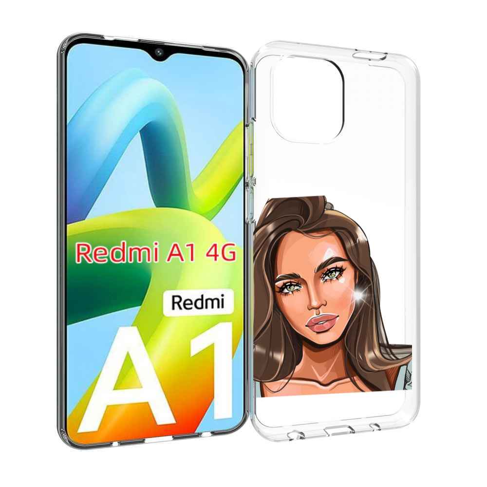 

Чехол MyPads Девушка-с-зелеными-глазами для Xiaomi Redmi A1, Прозрачный, Tocco