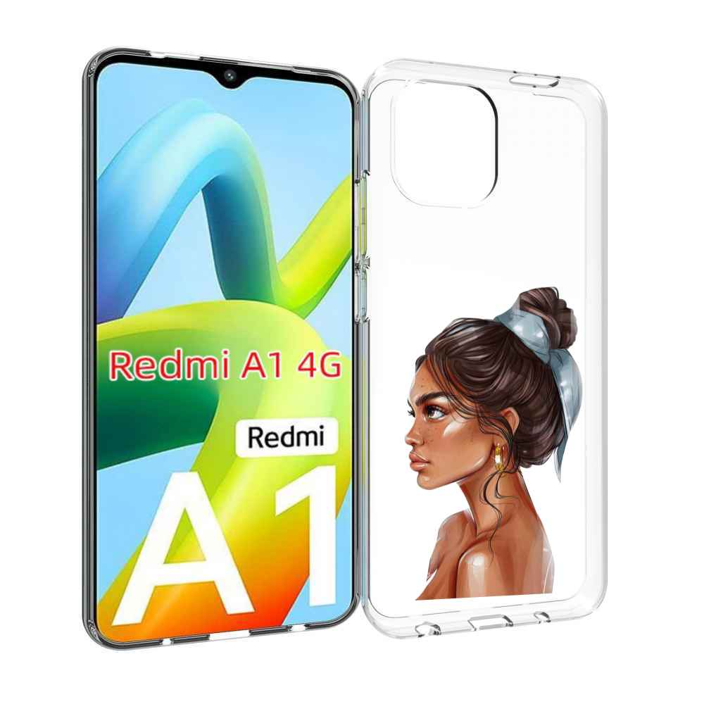 фото Чехол mypads девушка-с-повязкой женский для xiaomi redmi a1