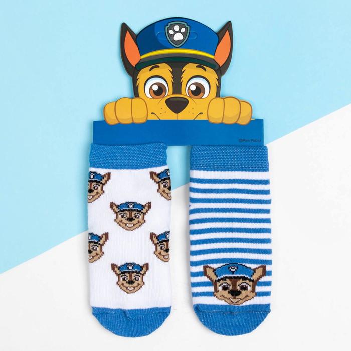 

Носки детские PAW Patrol К00000052, синий, белый, 12-14, Щенячий патруль