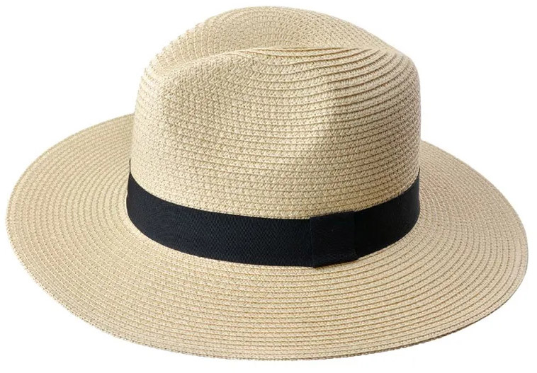 Шляпа унисекс Skully Straw Hat ivory, р.54-56