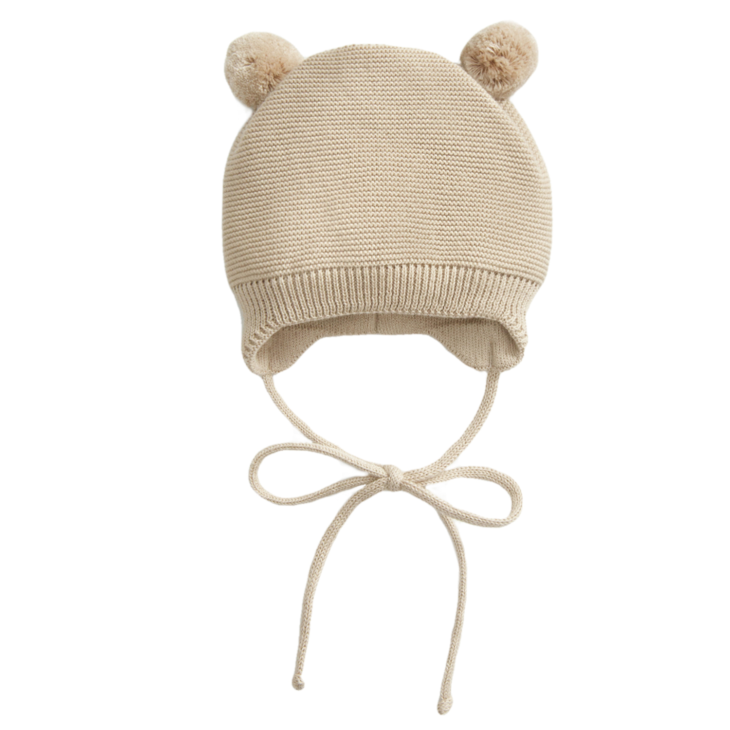 

Шапка детская Amarobaby Pure Love POMPONY, песочный, размер 40-42, Бежевый, POMPONY